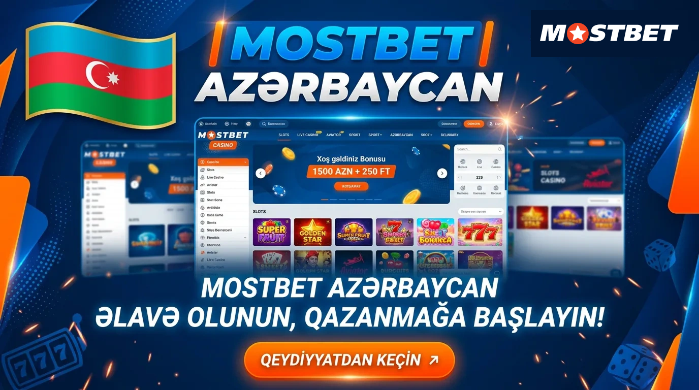 Mostbet Azərbaycan üçün kazino